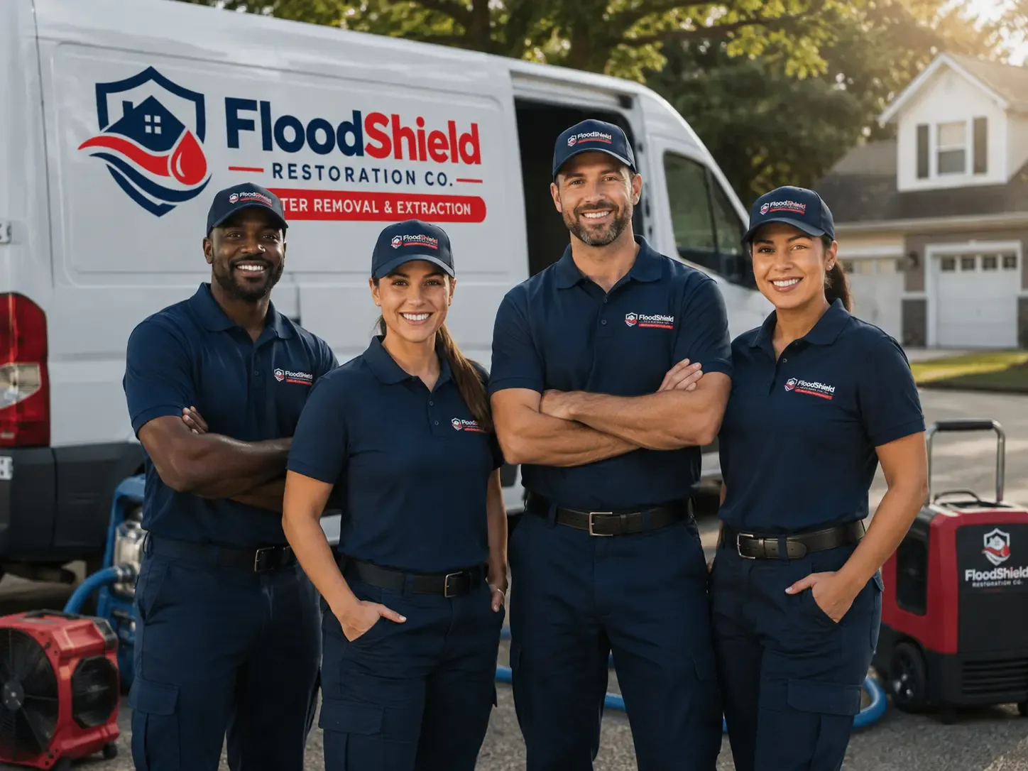 Flood Damage Restoration company in Amsterdam, OH